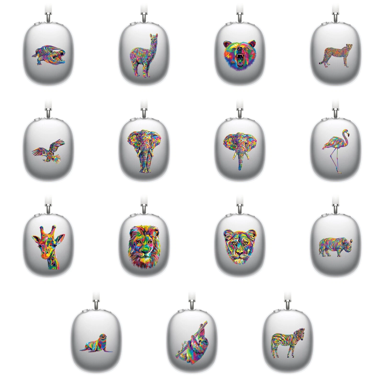 OFFICIAL P.D. MORENO ANIMALS SOFT GEL CASE FOR APPLE AIRPODS MAX