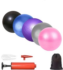 5Pcs Mini Pilates Exercise Yoga Ball 9 Inch Small Inflatable Exercise Yoga Ba...