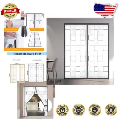 Eco-Friendly EVA Insulated Door Screen, 74'' x 81.5'' for Effective Privacy