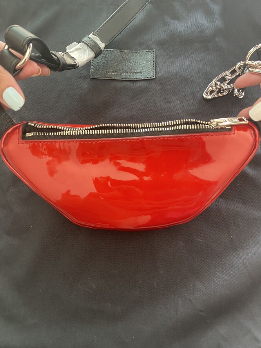 New Alexander Wang mini Attica red patent fanny pack | eBay New Alexander Wang mini Attica red patent fanny pack | eBay