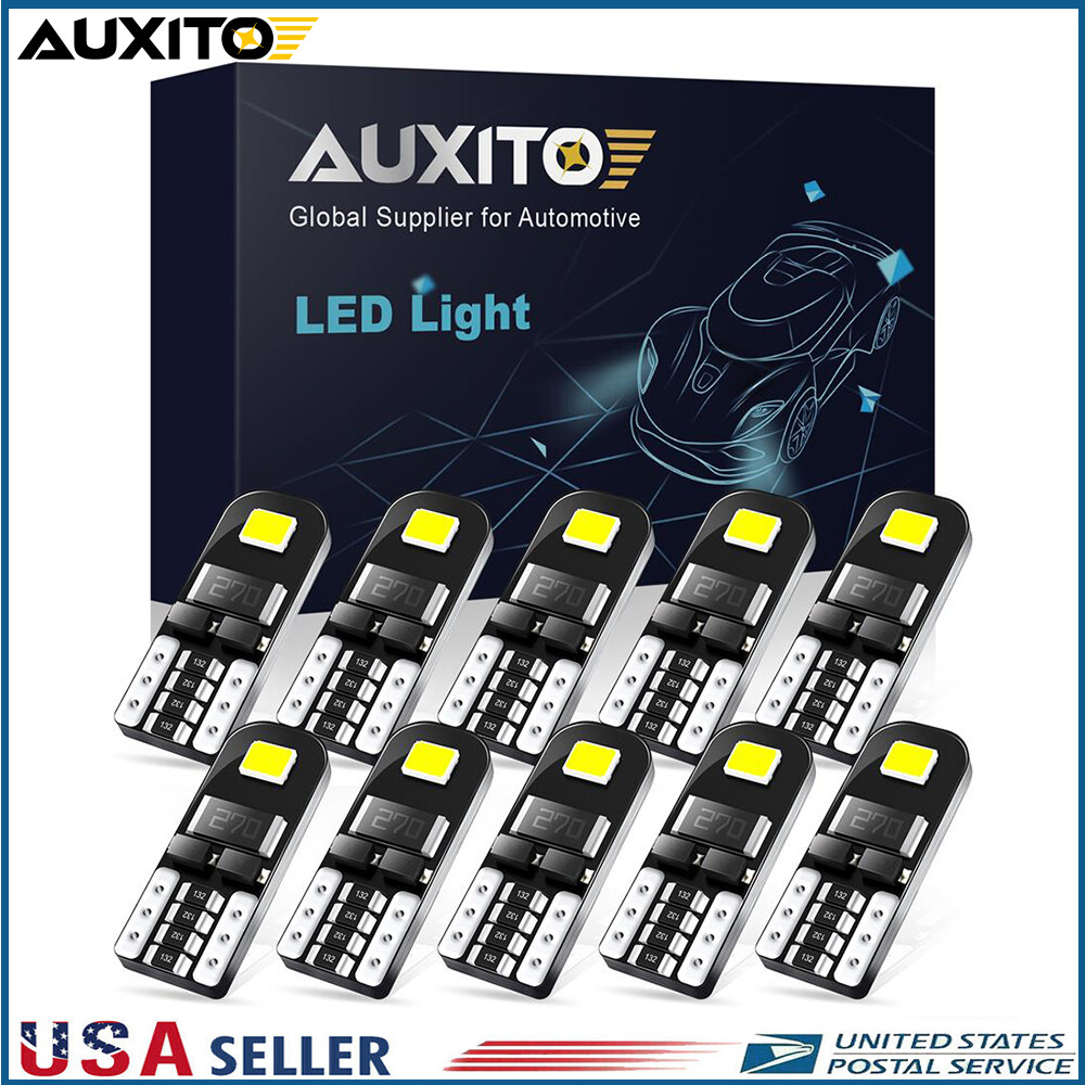 AUXITO Canbus LED 194 T10 168 W5W Wedge Interior Dome Map License Light Bulb M