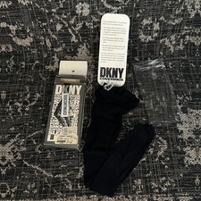 Vintage DKNY Coverings Sheer Lace Toner Control Hosiery Womens Small Stocking
