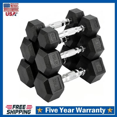 10/15/20 Hex Dumbbell Set, Hand Weights Strength Training Dumbbells for Home Gym