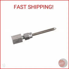 Hand-held Grease Gun Needle Nozzle with Hardened Steel Tip, 1/8" Female NPT Thre