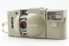 Exc 5 Olympus XA2 White 35mm Point Shoot Film Camera w/A11 Flash From JAPAN