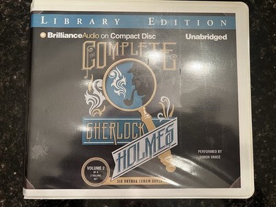 Complete Sherlock Holmes Brilliance Audio 50 CD Simon Vance Unabridged Excellent