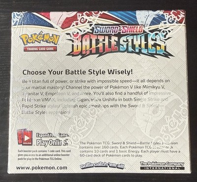 Battle Styles Booster Box Pokemon TCG Sword & Shield SWSH05 With Protector  | eBay