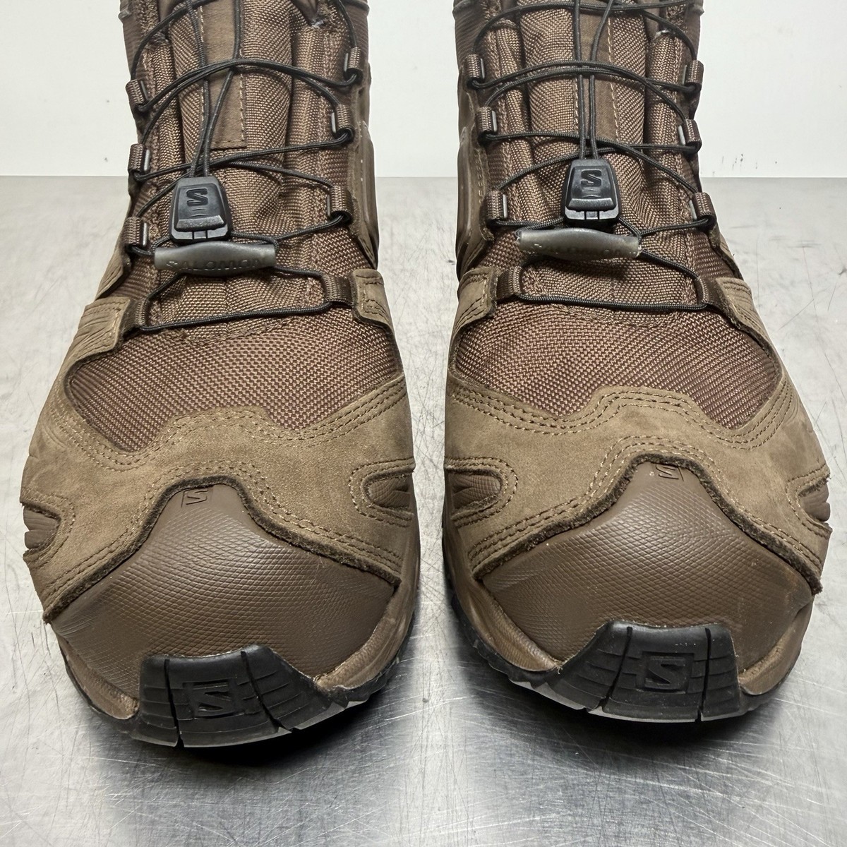 Salomon XA FORCES MID GTX EN Tactical Combat Boots Brown Sz 