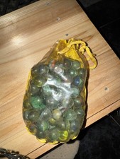 Lot Of 100 Mixed Marbles, Cat Eyes And Vintage