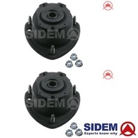 2X FederbeinstüTzlager Sidem 877402 2 Domlager Federbeinlager Vorderachse