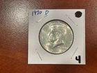 1970 D Uncirculated Kennedy Half Dollar - 40% Silver