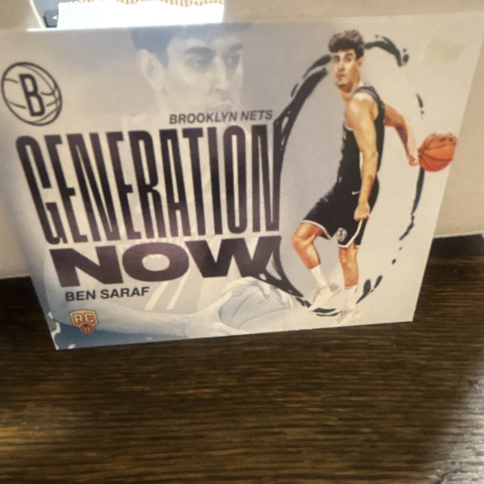 Topps Generation Now 2025 Ben Saraf Rookie #GN-26 Brooklyn Nets NBA Card