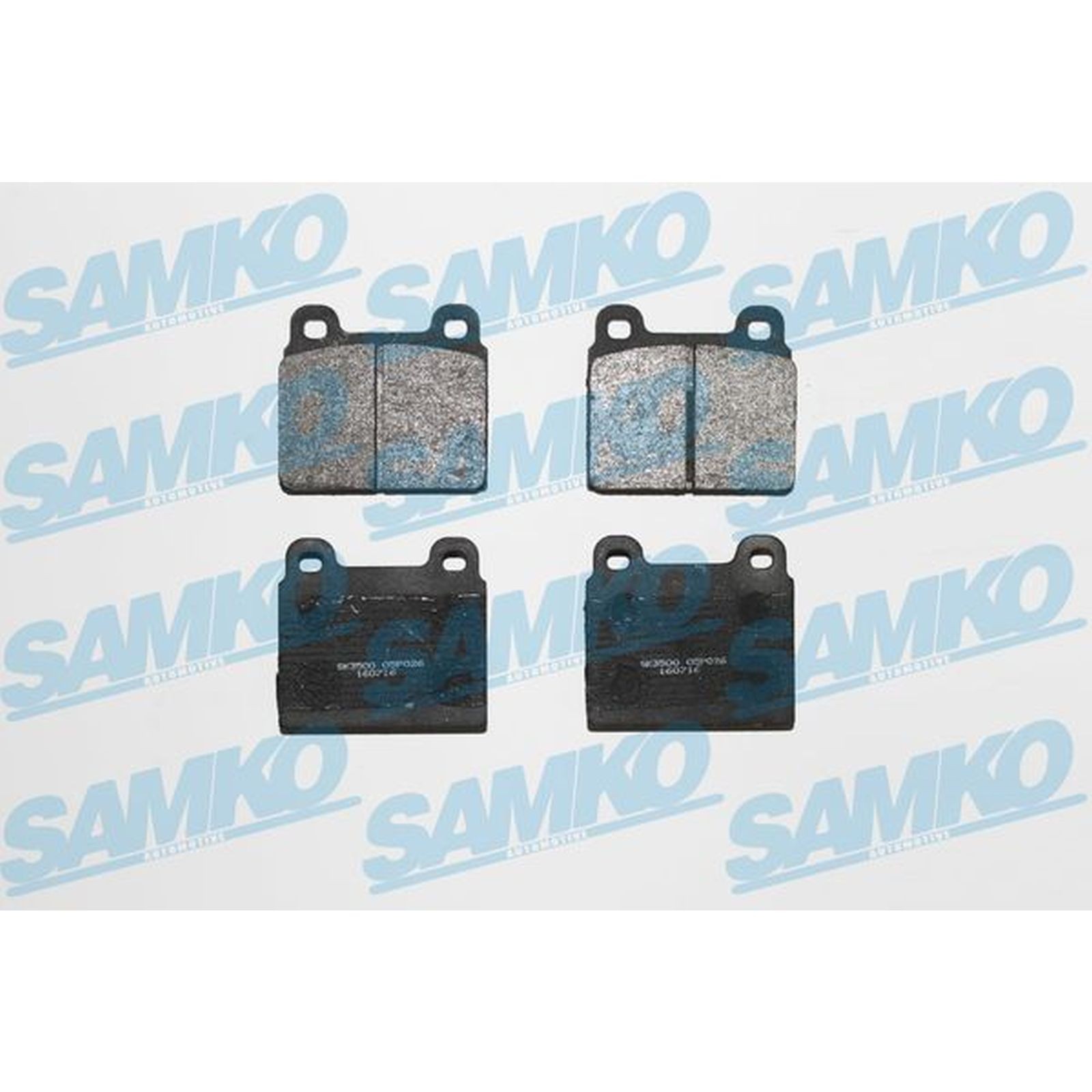 1x ORIGINAL® SAMKO Bremsbelagsatz, Scheibenbremse Vorne für VW TRANSPORTER T3