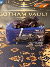 Chase 1:64 Pop Race Toyota GR Supra Pandem Purple Chrome Tokyo Auto Salon 2025