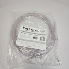 PETCORDS Dog  Cat Cable Cord Protector: CLEAR 10ft - SEALED NEW - Made In USA