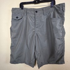 True Religion Ricky Relaxed Straight Men's board Shorts Size 36 Olive Green
