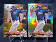 2017 Bowman Draft - Chrome Carl Stajduhar #BDC-179 Refractor (RC) & Base Chrome