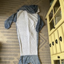 Shark Blanket Super Soft Cozy Flannel Hoodie Shark Sleeping Bag Jumpsuit Adult