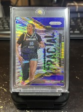 2025 Panini Prizm WNBA - Fractal Kamilla Cardoso #10 Blue Pulsar Prizm /199