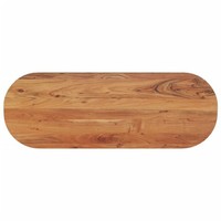 Tischplatte 110X40X2,5 Cm Oval Massivholz Akazie