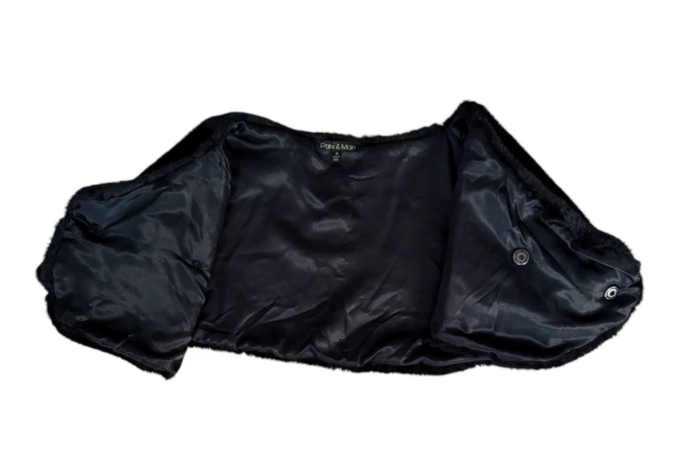 Mantón de estola de piel sintética Park & Main mediano con broche elegante nuevo sin etiquetas Foto 3 de 4