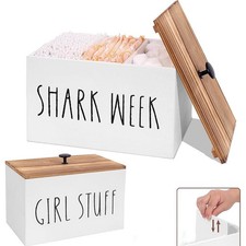 Tampon Holder Tampon Organizer Feminine Storage Container with Lid