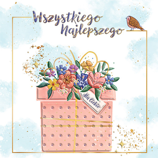 5905701484799 КАРНЕТ УРОДЗИНЫ 150X150 для ПОДАРКА ОТ ГЕНРИ