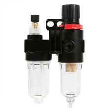 Air Filter Pressure Regulator Oil Water Separator Trap Air Compressor Filter UK