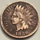 1886 Indian Head Cent G Details Porosity Philadelphia BN428