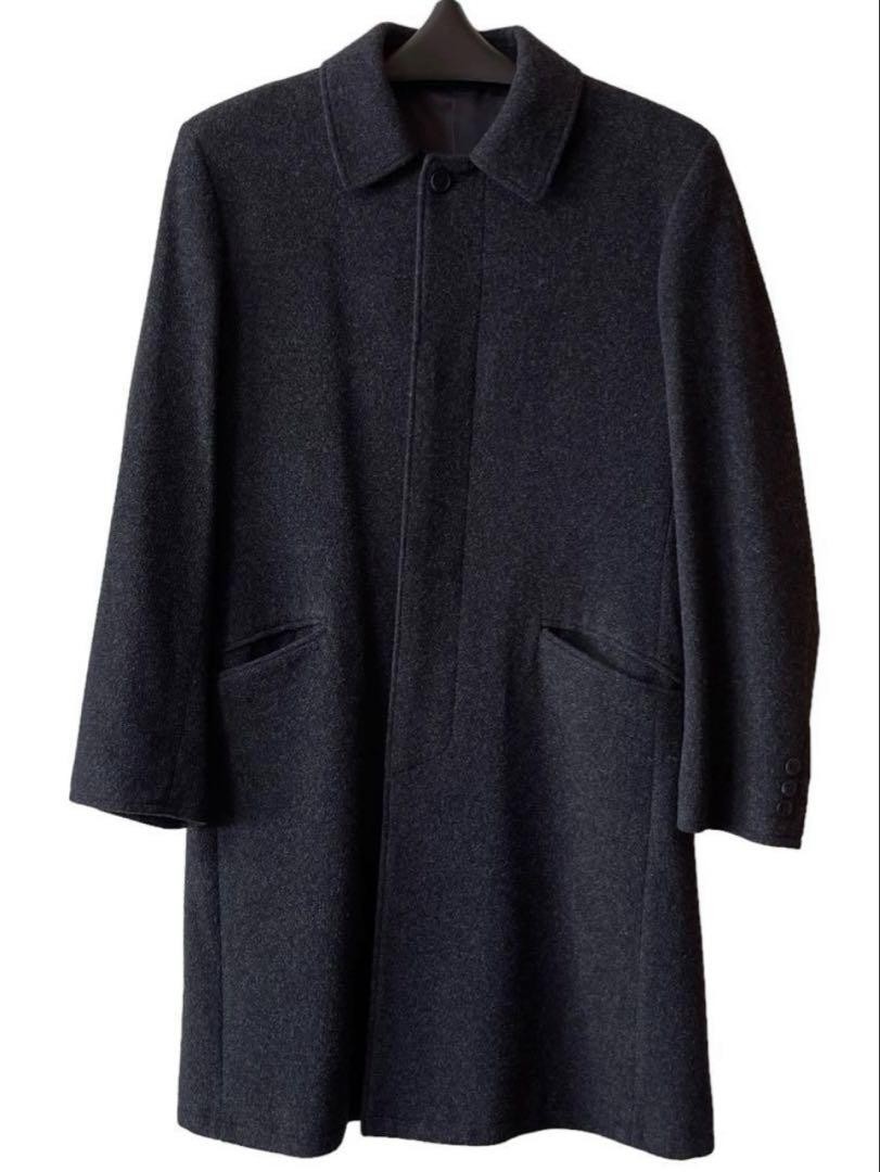 Tornado Mart Wool Trench Coat Long Gray Size L | eBay 