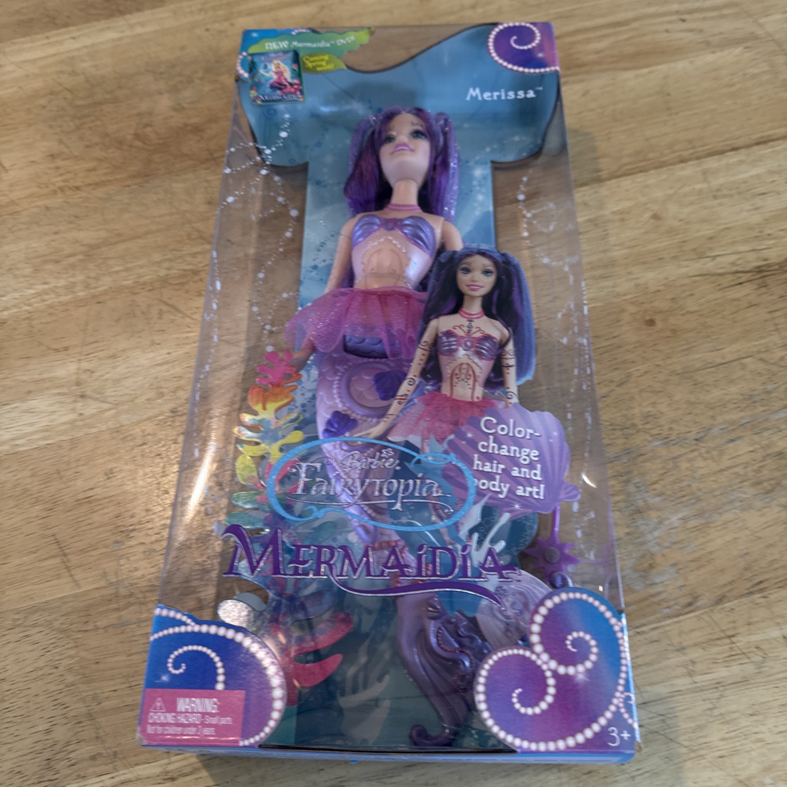 Vintage 2005 Mattel Barbie Fairytopia Mermaidia “Merissa” NEW