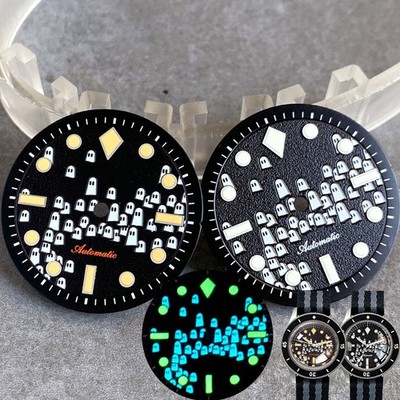 29mm Super Full Luminous Dial Hand For 50-FATHOMS Diver Watches Ghost NH35 PT