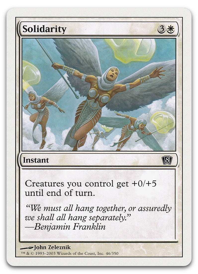 Solidarity #46 (NM) 8th Edition 8ED Magic MTG