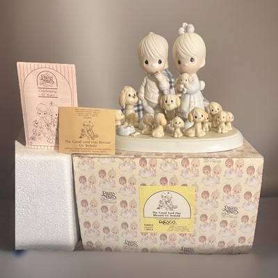 Precious Moments The Good Lord Has Blessed Us Tenfold 1987 114022
