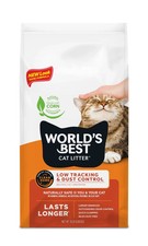 WORLD'S BEST CAT LITTER Low Tracking Dust Control Multiple Cat Unscented 15 lb