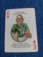 Lorenzo White Card Michigan State Spartans Hero Decks Playing Card Football Card