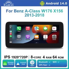 Carplay Android 14 Touch Screen für Mercedes Benz GLA CLA W176 4G+64GB Autoradio Carplay Android 14 Touch Screen für Mercedes Benz GLA CLA W176 4G+64GB Autoradio