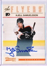 2012/13 PANINI CLASSICS SIGNATURES KJELL SAMUELSSON AUTO