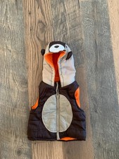 18 month Hooded Vest with Fleece Lining and Bear Face