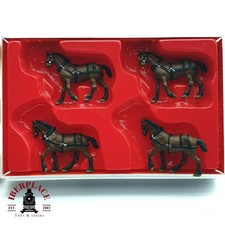 ♻️ 2. Hand - Preiser 30153 Tiere Kutschpferde Spur H0 1:87 EH09