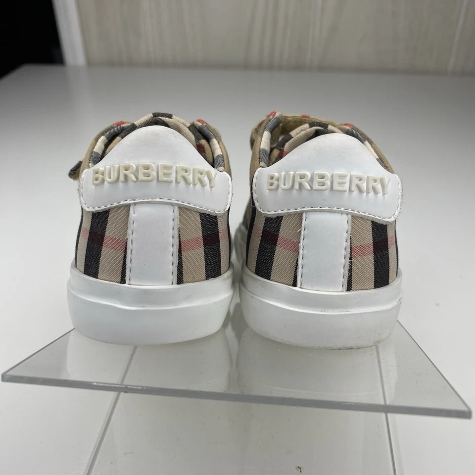 Burberry Unisex Markham Vintage Check Sneakers - Baby, Walker Sz EU19/4C - Image 3 of 4