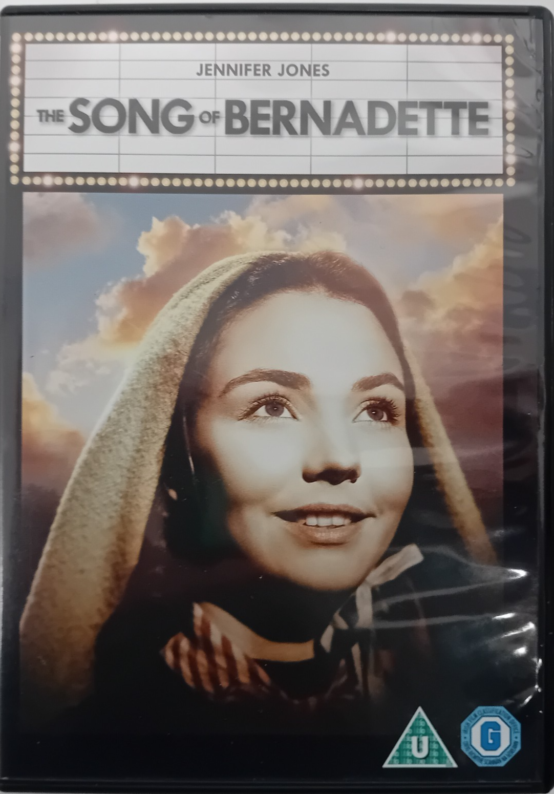 The Song of Bernadette DVD Jennifer Jones  UK Region 2