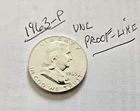 1963-P Franklin Half Dollar - Looks like an AU 90% Silver