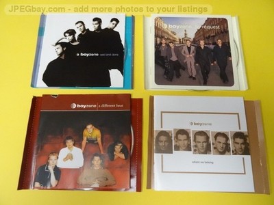 BOYZONE (5) SAID AND DONE / BY REQUEST / A DIFFERENT BEAT / WHERE WE BELO (W) Bu
