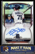 Danny Serretti 1st 2023 Bowman Chrome Prospect Auto Refractor #CPA-DSI #/499