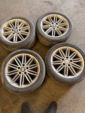 BMW 1 Series E81 E82 E87 E88 17” Alloy Wheels & Tyres Set 205/50R17 M Sport