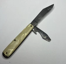 Vintage USA CAMCO Pearly Lone Ranger Pocket Knife 2 BLADE