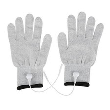 Silver Fiber Therapy Conductive Hand Bioelectric Therapy Massage Gloves 1 Pair
