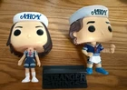Funko Pop Stranger Things Scoops Ahoy STEVE ROBIN  Loose Used with Custom Sign