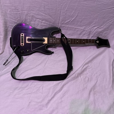 Activision Guitar Hero Power Wireless Guitar Xbox 360 PS3 Black Gold No Dongle